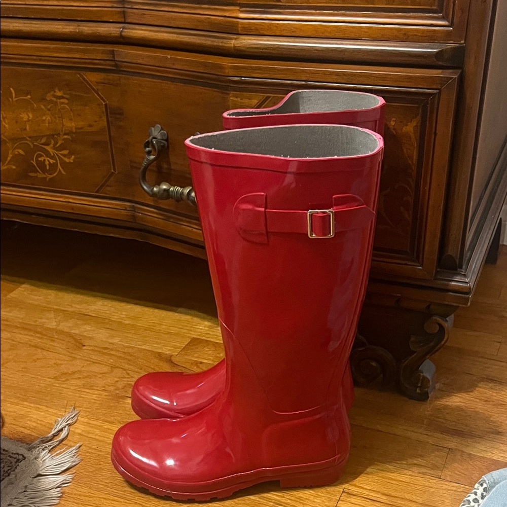 Nomad Red Women's Winter & Rain Boots